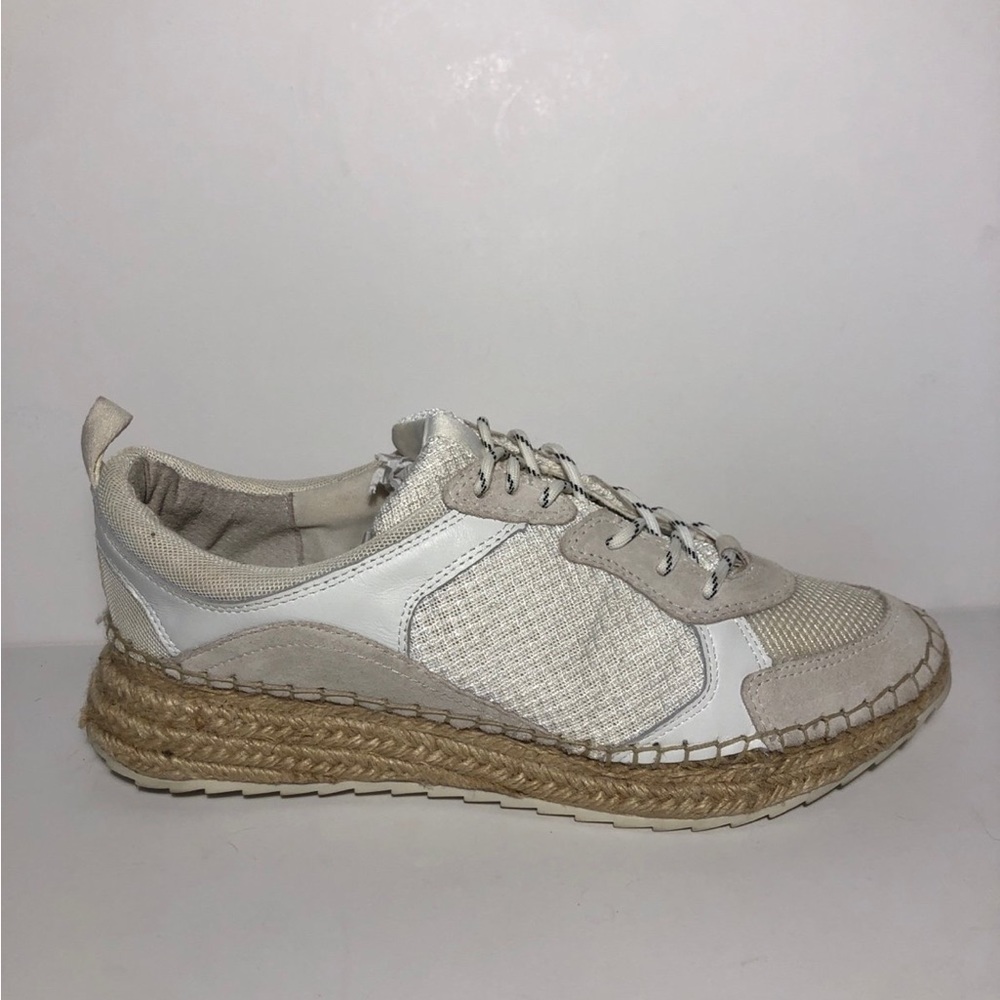 Marc Fisher LTD Janette 3 Espadrille Sneakers White Women's 10 New
